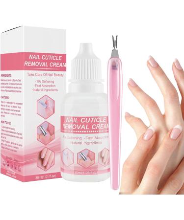 Cuticle Remover Cream | Cuticle Remover Gel 30ml Instant Fast Absorption Gentle Softening Cuticle Remover Cream Maintain Healthy Cuticles Honhoha - Buy Online on GoSupps.com