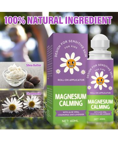 Magnesium Lotion for Kids Natural Roll on Magnesium Lotion for Sleep Improve Children Bedtime & Support Relaxed Mood - Buy Online on GoSupps.com