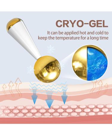 Ice Globes & Cryo Sticks for Face - Reduce Puffiness Tighten Skin and Combat Dark Circles | Facials Massager & Cooling Roller | Perfect Beauty Gift Set for Women - Buy Online on GoSupps.com