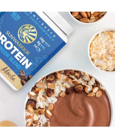 Buy Sunwarrior Warrior Blend Mocha - Organic Protein Powder 375g | International Shipping Available - Buy Online on GoSupps.com