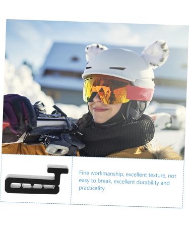 Buy Minkissy Ski Helmet Hooks - 3 Pairs of Practical Mask Clips & Accessories for Snowboard Helmets - Buy Online on GoSupps.com
