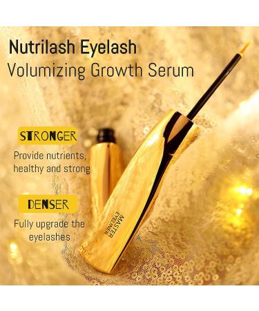 Nutrilash Eyelash Growth Serum - Boost Natural Lash Volumizing & Thickness (2pc) - Buy Online on GoSupps.com