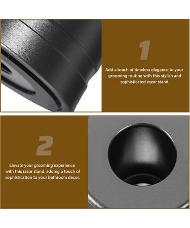 Abaodam Aluminum Shaver Stand & Razor Holder | Trimmer Storage Organizer for Home & Barbers | Durable Metal Shaving Tools - Buy Online on GoSupps.com