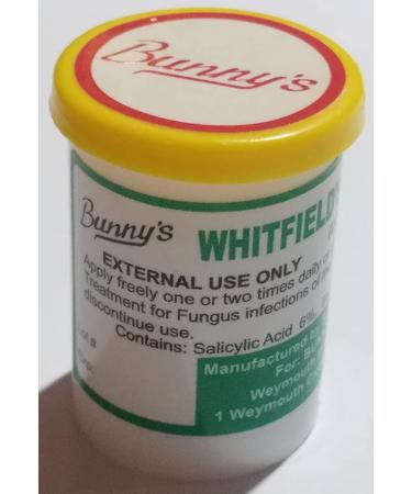 Bunny's Jamaican Whitfield's Ointment 28g Double Strength - Fungus Skin Infection Treatment - 0.98oz (Pack of 1) - Buy Online on GoSupps.com