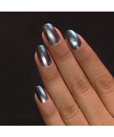 ILNP Stardust Ultra Chrome Nail Polish - Silver to Teal | 0.4 Fl Oz - Buy Online on GoSupps.com