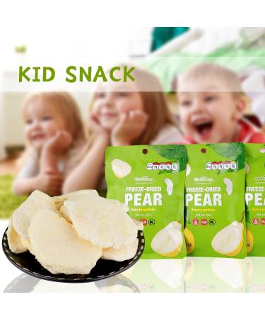 ONETANG Freeze-Dried Fruit Pears Chips 10 Pack - Non GMO, Kosher, Gluten-Free, Vegan, No Added Sugar - Healthy Snack, 0.35 Ounce Single-Serve Pack | Holiday Gifts - Buy Online on GoSupps.com