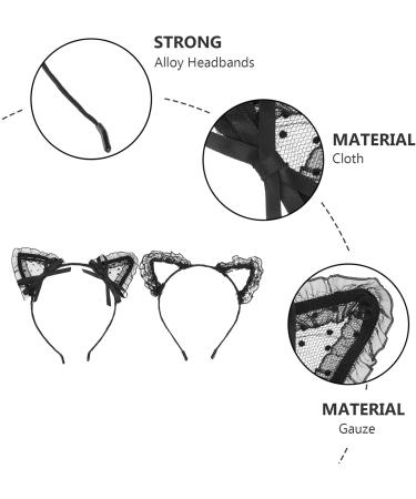 Cat Ears Hair Band - 4-Pack Metal Headband for Women & Girls | Cute Party & Festival Accessories - Buy Online on GoSupps.com