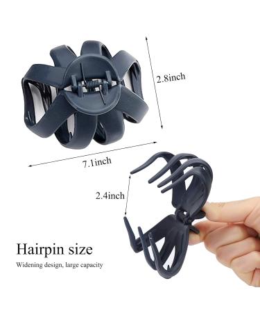 Xiaozhifu 6-Piece Hair Clips Set for Women & Girls - Perfect for Thick Hair - Stylish & Durable - Buy Online on GoSupps.com