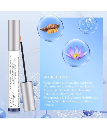 Vitalysin Eyelash Growth Serum - Eyebrow Enhancer - Premium Lash Boost Serum - Natural Ingredients - 0.12OZ/3.5ML (BLUE) - Buy Online on GoSupps.com