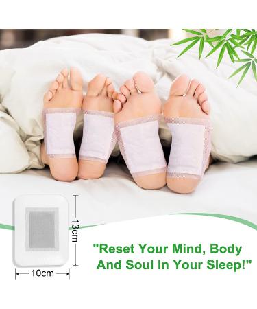 30Pcs Ginger 2-in-1 Detox Foot Pads for Deep Cleansing - Natural Bamboo Vinegar, Ginger Powder - Relieve Stress, Improve Sleep - Remove Dampness - Buy Online on GoSupps.com
