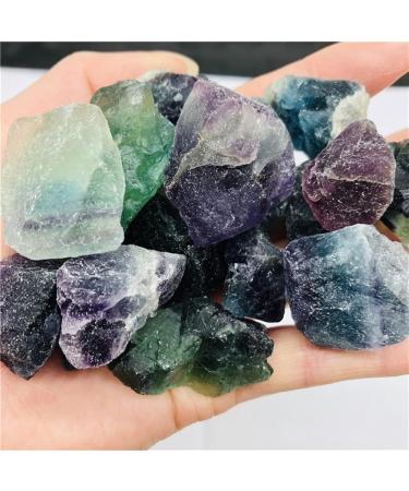 Crystal Natural Green Fluorite Raw Gemstone Quartz Original Stones Natural Crystal Stones and Minerals Suitable for Home Office Decoration Full of Texture 100g - Buy Online on GoSupps.com