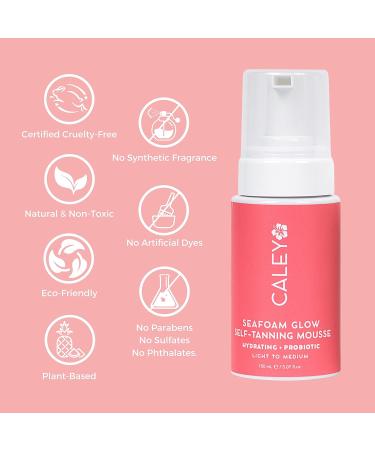 Caley Cosmetics Probiotic Self Tanning Mousse - Full Size (Light to Medium) - Buy Online on GoSupps.com