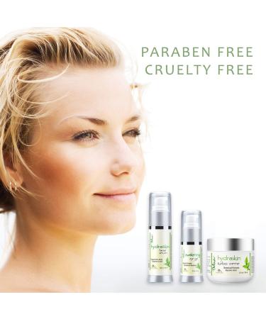 Deluvia HydraSkin Awakening System - Ultimate Skin Care Set with Eye Gel Facial Serum & Night Cream | Botanical Hyaluronic Acid AHA Vitamin C Aloe Vera - Buy Online on GoSupps.com
