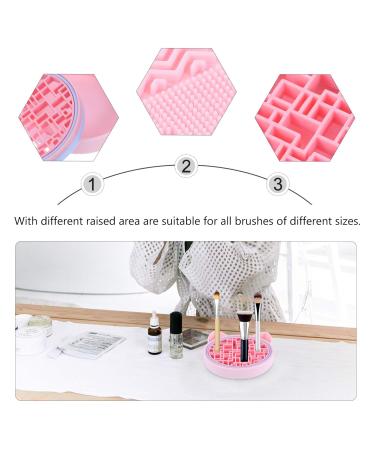 Silicone Makeup Brush Cleaning Mat & Drying Rack - 2 in 1 Cartoon Cat Holder for Beauty Tools - International Shipping - Buy Online on GoSupps.com