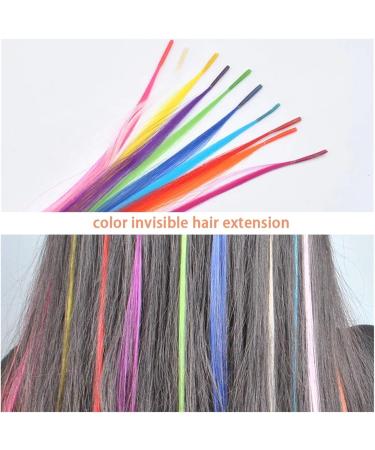LNNXSZ Feather Hair Extension Kit 16 Inch Colorful Invisible Synthetic Hair Extensions Hairpiece Natural Extension Accessories For Women (Color : 3 Size : 16inches-10 piece) 16inches-10 piece 3 - Buy Online on GoSupps.com