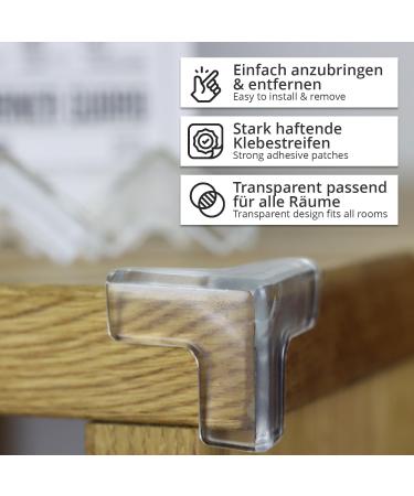 Swavgo Corner & Edge Protection for Baby BPA-Free Strong Hold Easy Application (12/24 Pack) Child Safety Furniture Guards - Buy Online on GoSupps.com