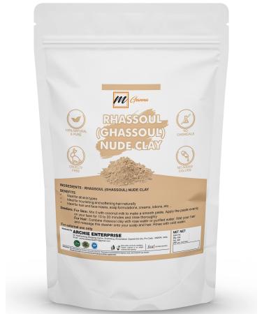 mGanna 100% Natural Moroccan Rhassoul Clay Powder/Nude/Ghassoul Lava Clay Powder for Hair Masks  Creams  Face Masks  Scrubs and Soap Making 0.22 LBS / 100 GMS - Buy Online on GoSupps.com