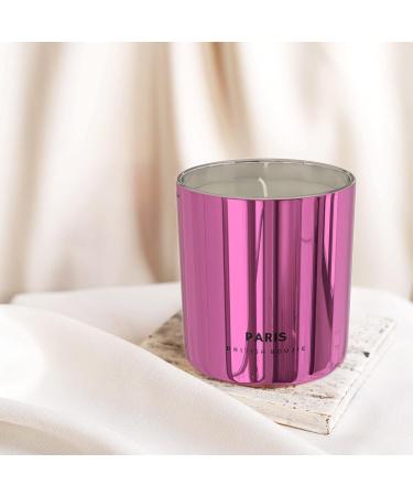Paris Rose and Sandalwood Scented Candle in Box - 280gm Natural Wax - Long Burn Time - Luxury Gift for Women & Men - Buy Online on GoSupps.com