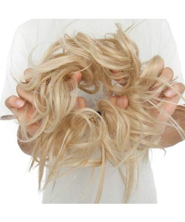 Buy SEGO Curly Updo Hairpiece Tie - Natural Dark Blonde & Blonde Hair Extension (45G) for Effortless Bun Style - Buy Online on GoSupps.com