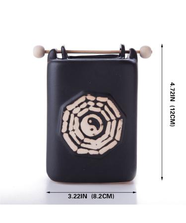 Feng Shui Zen Ceramic Essential Oil Burner & Diffuser | Aromatherapy Tea Light Holder for Home Decoration | OLBA110 - Buy Online on GoSupps.com
