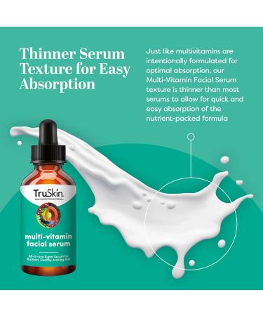TruSkin Facial Serum - 11 Plant-Derived Vitamins & Minerals for Radiant Healthy Skin | International Shipping - Buy Online on GoSupps.com