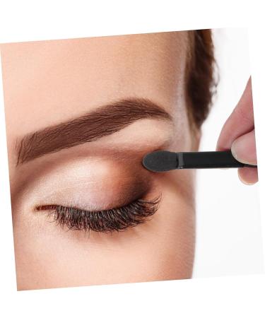 Beatifufu 100pcs Eye Shadow Applicator Cosmetic Sponge Eye Shadow Stick Makeup Eyeshadow Kit Black - Buy Online on GoSupps.com