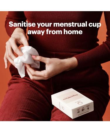 ORGANICUP OrganiWipes 10 - Eco-Friendly Cleansing Wipes (Pack of 1) - Buy Online on GoSupps.com