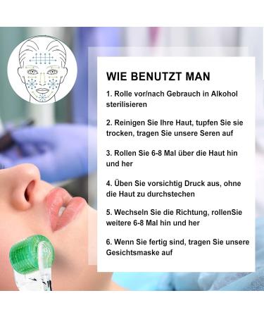 Koi Beauty 2mm Dermaroller - 200 Real Needles for Professional Microneedling Anti-Cellulite Massage & Scar Treatment at Home - Buy Online on GoSupps.com