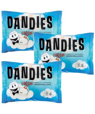 Dandies Vegan Vanilla Flavoured Marshmallows 200g (3 Pack Bundle) - Buy Online on GoSupps.com