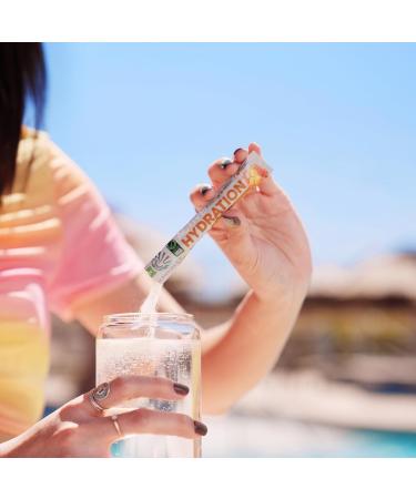 Sunwarrior Hydration Powder - Juicy Pineapple Electrolyte Packets | Vegan Sugar-Free B12 & Elderberry | 18 Stick Packs | Active Hydration 126g Pouch - Buy Online on GoSupps.com