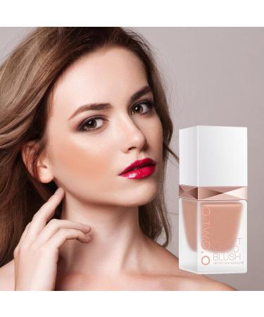 Cream Makeup Long-Wearing Matte Blusher Liquid - Waterproof Natural Colors Make-up Supplies to Make Delicate Matte Charming Lightweight 02 - Buy Online on GoSupps.com