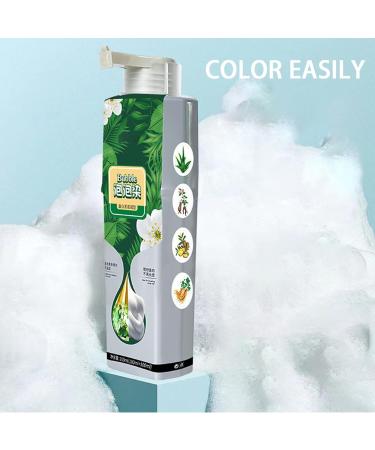 Colorant capillaire de plante naturelle 100 ml de colorant capillaire plante bulle base couleur couverture gris pour les hommes teinture teinture cr me douce pour le cuir chevelu & Noire - Buy Online on GoSupps.com