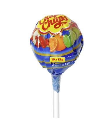 Chupa Chups Mega Lollipops XXL Lollipop contains 10 mini fruit lollipops in 6 flavors available in three colors - Buy Online on GoSupps.com