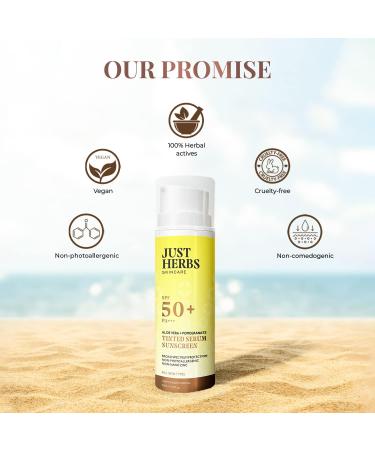 Shop Tinted Sunscreen SPF 50+ | Lightweight No White Cast | Ideal for Oily & Dry Skin | 30ml - Men & Women - Buy Online on GoSupps.com