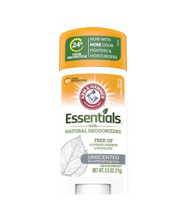 Arm & Hammer Essentials Unscented Deodorant - 5 Pack Bundle Offer - Buy Online on GoSupps.com