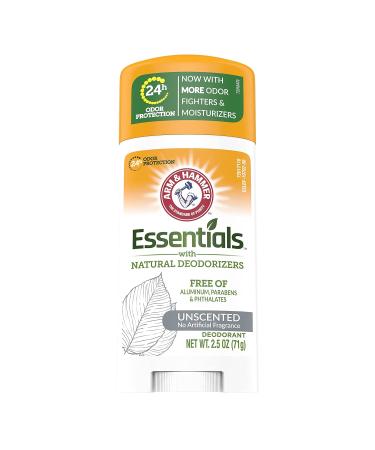 Buy Arm & Hammer Essentials Unscented Deodorant - Natural Deodorizers (Pack of 2) - Save on International Shipping - Buy Online on GoSupps.com