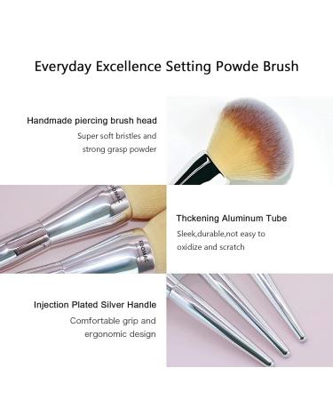 EDOMAC Foundation Brush | Premium Makeup Brush for Liquid Cream & Powder | Perfect Buffing & Blending Tool for Flawless Finish - Buy Online on GoSupps.com