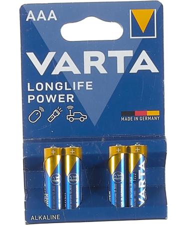 Varta AAA Alkaline Batteries (4-Pack) - Long-Lasting Power for All Devices | Buy Now & Ship Worldwide - Buy Online on GoSupps.com