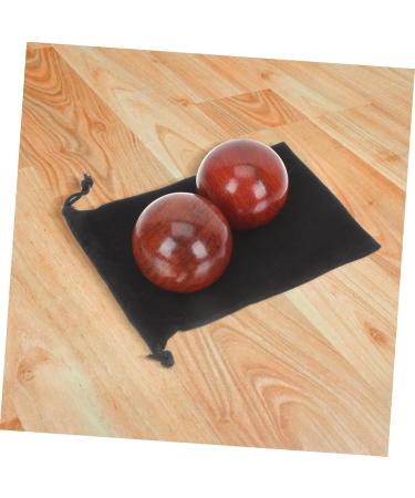 Tovinanna 4-Piece Wooden Health Balls - Massage & Acupuncture Exercise Balls for Yoga & Fitness - Buy Online on GoSupps.com