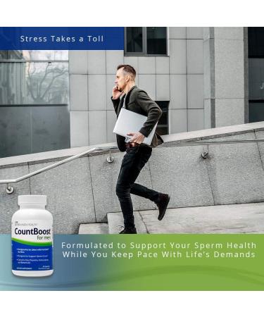 Fairhaven Health CountBoost for Men - 60 Capsules | Boost Male Fertility & Health - Buy Online on GoSupps.com