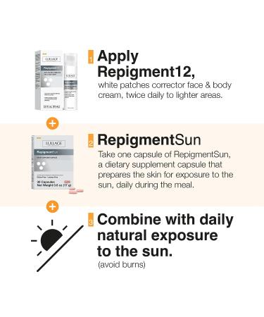 LULLAGE Repigment12 White Patches Corrector Cream - Face and Body Treatment - Buy Online on GoSupps.com