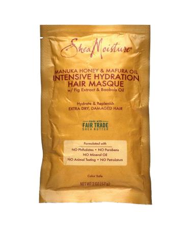 SheaMoisture Intensive Hydration Masque Hair Treatment Manuka Honey & Mafura Oil 2 fl.oz. (Pack of 1)