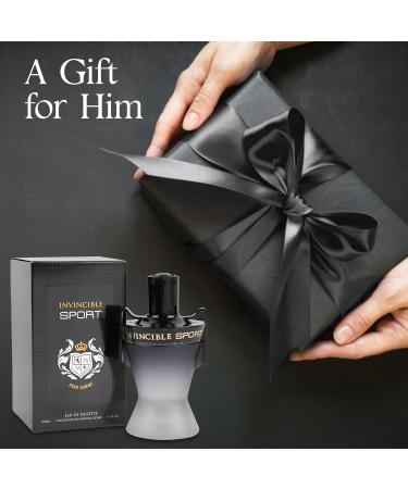 Invincible Sport Sensual Woody Fragrance for Men | Long Lasting Cologne Aromatic Scent Eau de Parfum Natural Spray - Great Holiday Gift 3.4 Fl Oz/100 Ml - Buy Online on GoSupps.com