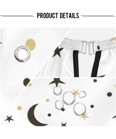 Waterproof Barber Cape - Black Gold Stars Moon | Unisex Hair Cutting Bib for Men & Women - Cheetah Design - Buy Online on GoSupps.com