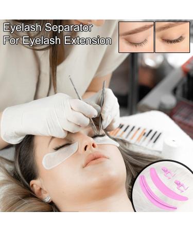 Shitafe Eyelash Separator for Extension | Women Makeup Silicone Eyelash Separator Tool Lash Extension Enhancer Pads for Eyelash Grafting for Working Traveling Purple - Buy Online on GoSupps.com