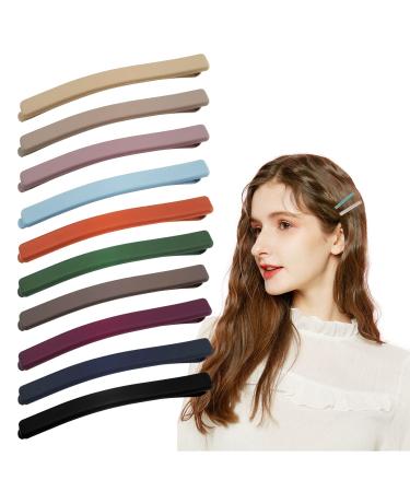 20 PCS Matte Mini Bobby Pins Snap Plastic Hairclip Hair Barrettes Cute Small Hair Pins Hair Styling Accessories for Women Girls