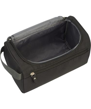 Hanging Travel Toiletry Bag for Men and Women - Black Dopp Kit/Shaving Wash Bag - Makeup/Cosmetic Organizer - Buy Online on GoSupps.com