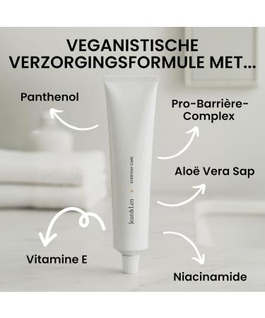 Jean Len Jean & Len Day hand cream Hydrate & Care for dry hands with niacinamides aloe vera & vitamin E strengthens the skin barrier vegan without parabens & silicones 75 ml - Buy Online on GoSupps.com
