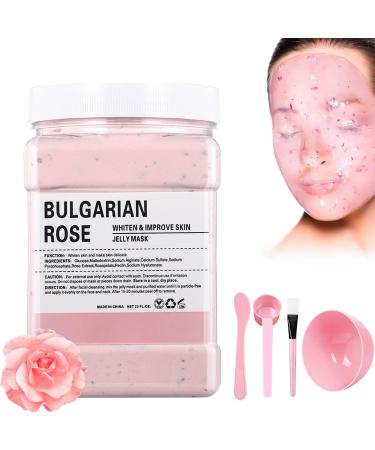 Nexolla Roses Peel-Off Facial Mask Hydrogel Moisturizing Jelly Powder Face Mask for Esthetician Spa Skin Care