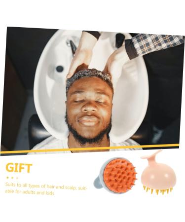 Tovinanna 6 Stk Shampoo Massage Brush | Hair Massager & Scalp Peeling Tool | Silicone Travel Scalp Brush for Daily Use - Buy Online on GoSupps.com